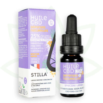 cbd dabiskās aizsardzības eļļa 25 procenti 10ml plaša spektra stilla france mafrenchweed 7