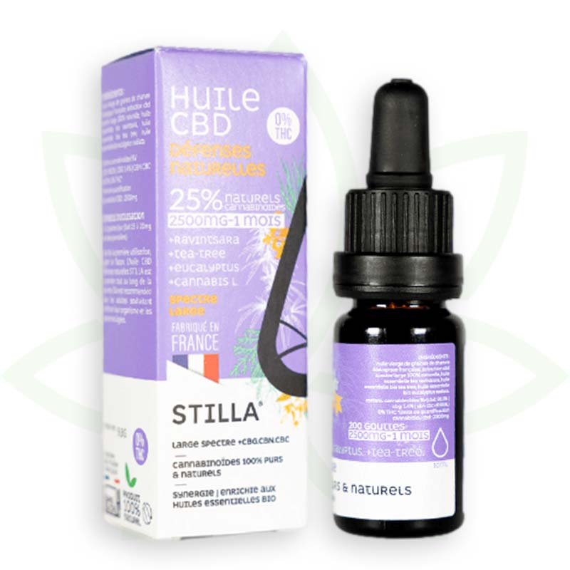 cbd dabiskās aizsardzības eļļa 25 procenti 10ml plaša spektra stilla france mafrenchweed 9