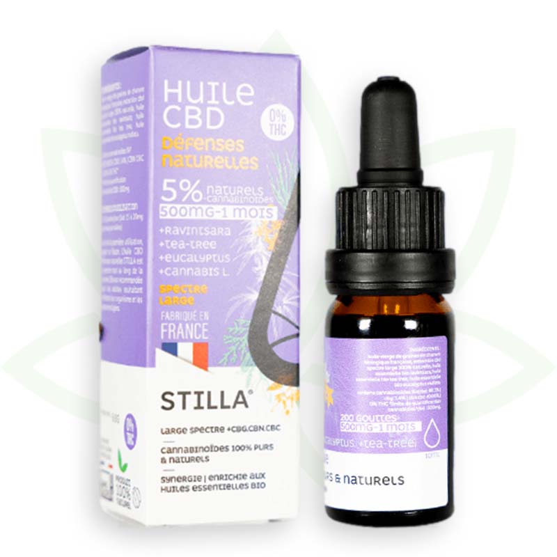 cbd dabiskās aizsardzības eļļa 5 procenti 10ml plaša spektra stilla france mafrenchweed 3