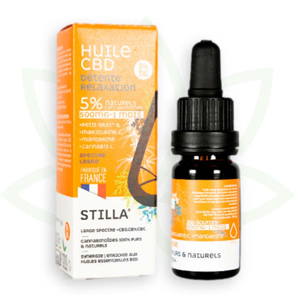 cbd eļļa relaksācija 5 procenti 10ml plaša spektra stilla france mafrenchweed 3