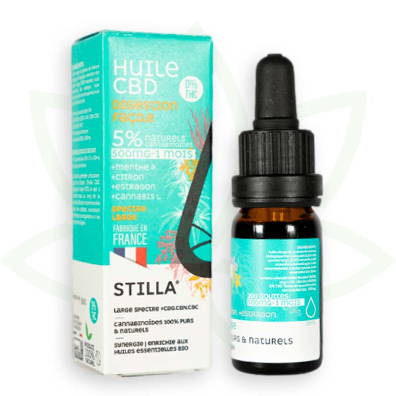 cbd eļļa viegla gremošana 5 procenti 10ml plaša spektra stilla france mafrenchweed 3