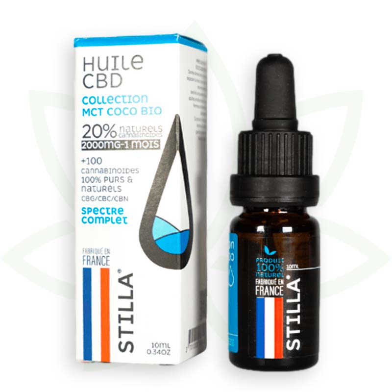 cbd eļļa mct kokosrieksts 20 procenti 10ml pilna spektra stilla france mafrenchweed 5