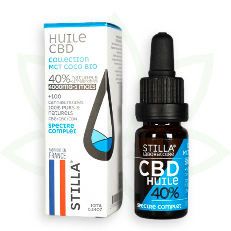 cbd eļļa mct kokosrieksts 40 procenti 10ml pilna spektra stilla france mafrenchweed 10