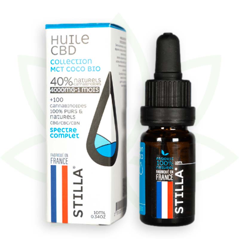 cbd eļļa mct kokosrieksts 40 procenti 10ml pilna spektra stilla france mafrenchweed 11