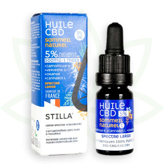 cbd eļļa dabiskais miegs 5 procenti 10ml plaša spektra stilla france mafrenchweed 1